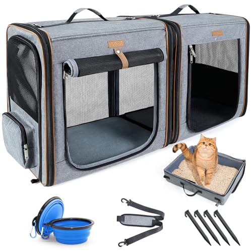 Cat Travel Carrier With Litter Box