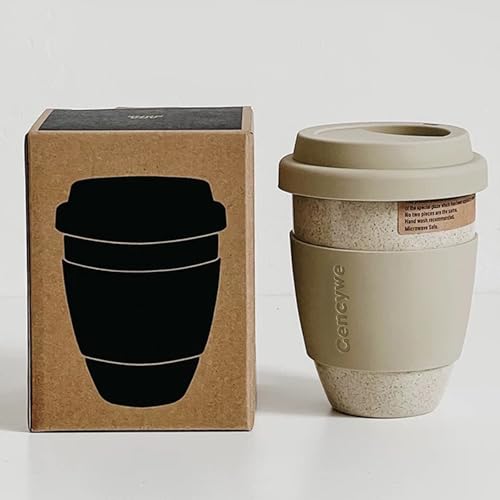 Ceramic Travel Mug Silicone Lid: Stylish, Durable, and Perfect for On-the-Go Sipping