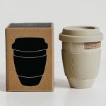 Ceramic Travel Mug With Silicone Lid