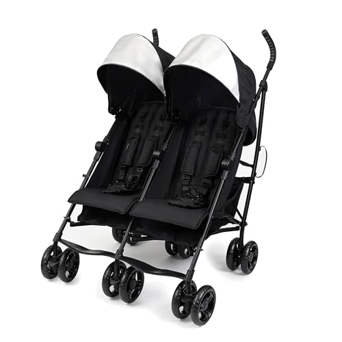 Compact Double Stroller for Travel: Lightweight, Foldable, and Perfect for Twins