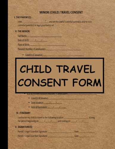 Consent to Travel for Minors