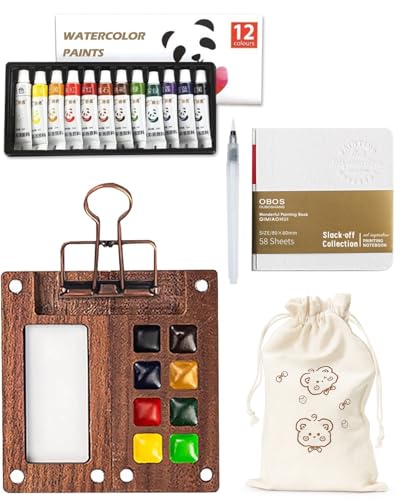 Pocket Artist Watercolor Travel Set: Compact, Vibrant Paints for Artists On-the-Go