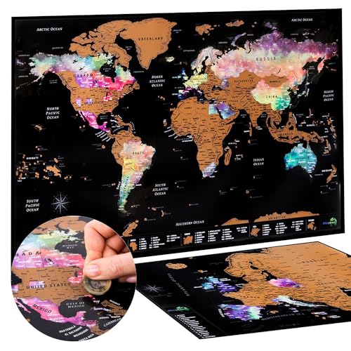Scratch off Travel Map World