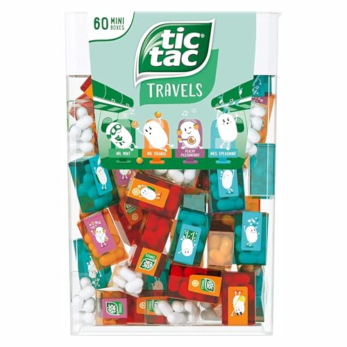 Tic Tac Travels 60 Mini Boxes