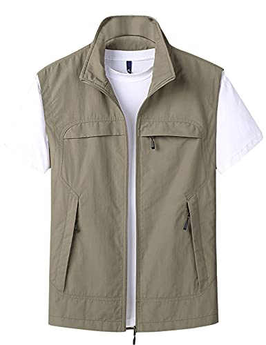 Travel Smith 3Xdry Vest Khaki Utility: Ultimate Lightweight Travel Companion