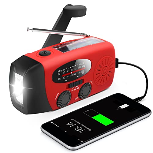 Travel Solar Rechargable Radio With Flashlight