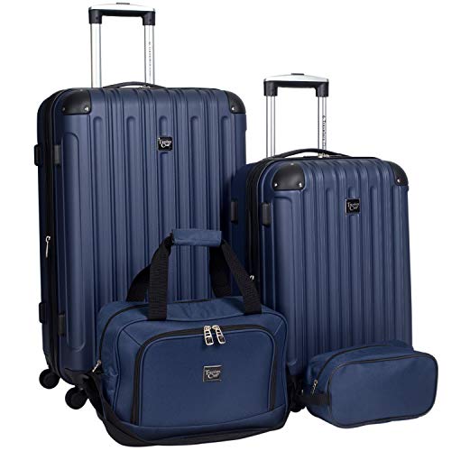 Travelers Club Gwen 4 Piece Hardside Luggage Set