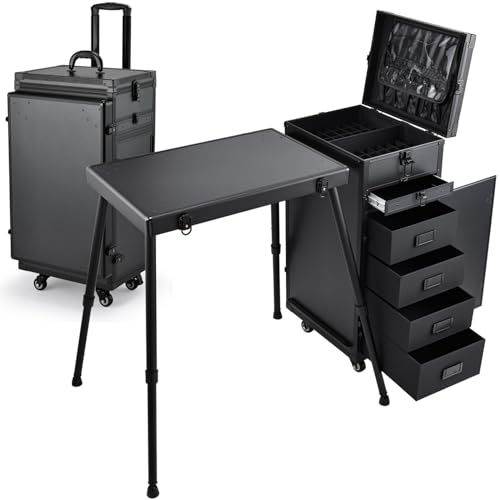 Traveling Nail Tech Case With Table: Ultimate Portable Manicure Workstation Guide