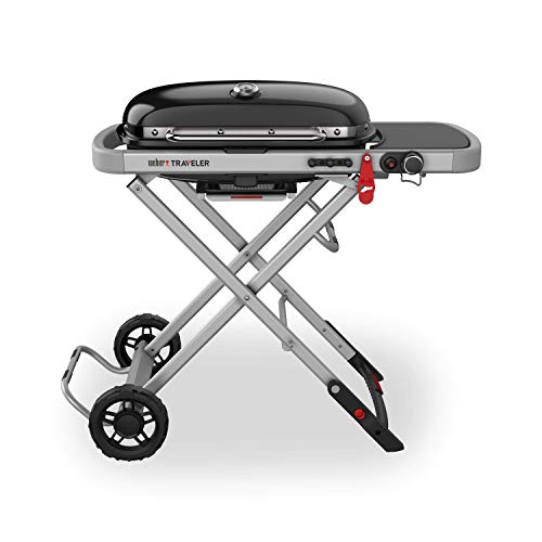 Weber 9010001 Traveler Portable Gas Grill: Compact, Durable, Perfect for Travel