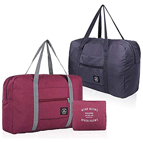 Wind Blows River Flows Travel Bag: Ultimate Foldable Waterproof Duffel
