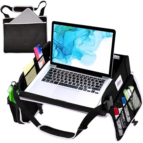 Car Travel Tray for Adults: Portable Lap Desk for Road Trips