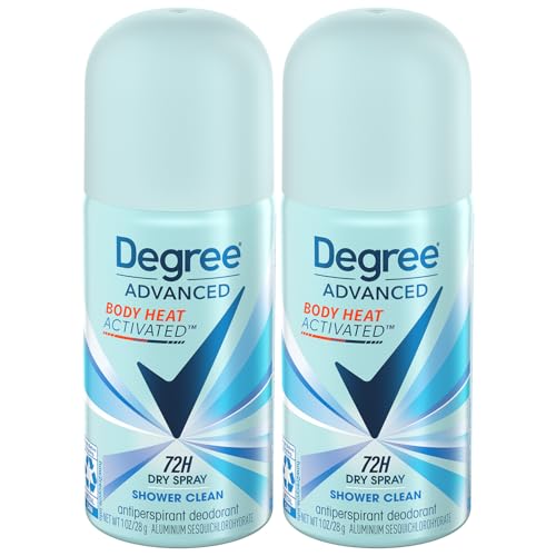 Degree Travel Size Deodorant Spray: Ultimate 72H Protection for On-the-Go Freshness