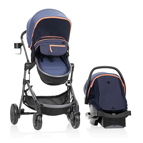 Evenflo Pivot Vizor Travel System With Litemax Infant Car Seat