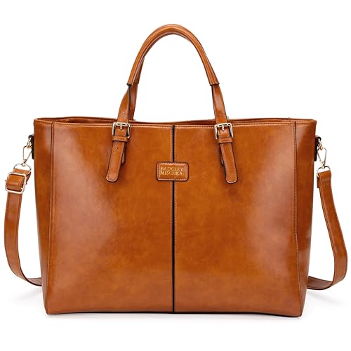 Leather Travel Tote With Trolley Sleeve: Stylish, Spacious, and Perfect for Travel