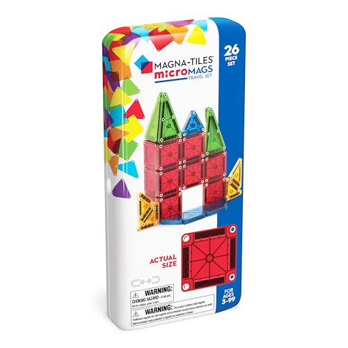 Magna Tiles Micro Mags Travel Set: Portable STEM Fun for Kids Everywhere