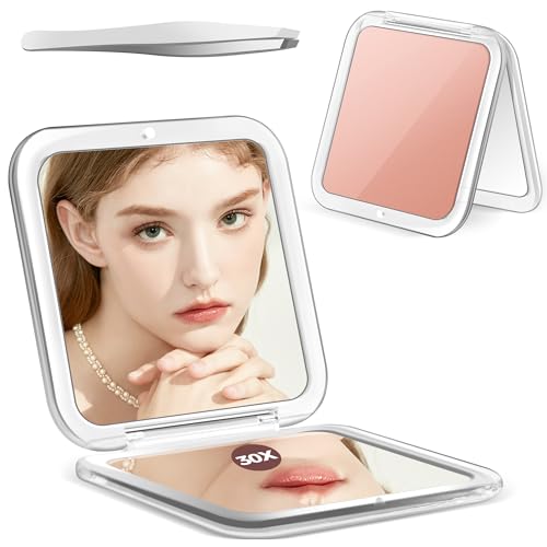 Magnifying Makeup Mirror for Travel: Compact, Lighted, and Perfectly Portable
