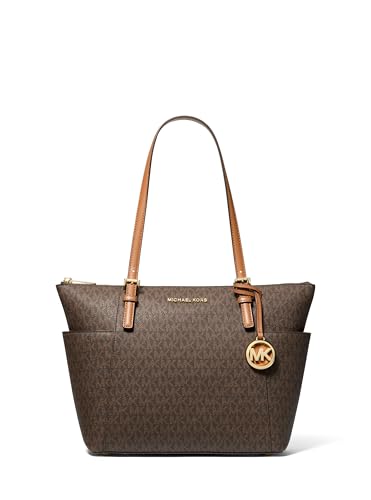 Michael Kors Jet Set Travel Large Chain Shoulder Tote Brown Review & Benefits