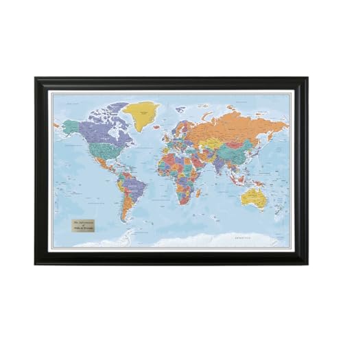 Personalised Travel Map With Pins