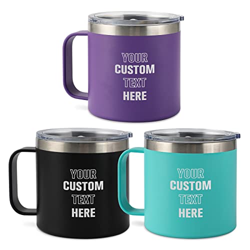 Personalized Travel Mugs With Handle: Custom Insulated Tumblers for Every Adventure