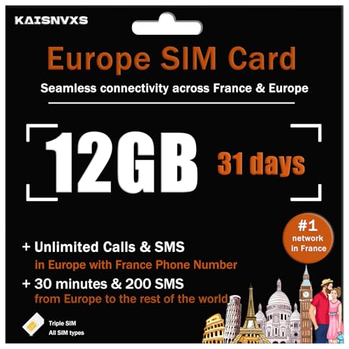 Sim Cards for Travelling Europe: Best Prepaid Deals for Unlimited Data & Calls