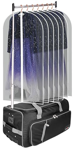 Travel Bag With Clothes Rack: Ultimate Rolling Duffel for Effortless Packing