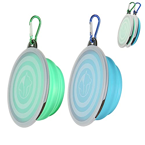 Travel Dog Bowl With Lid: Portable, Foldable, and Leak-Proof for Outdoors