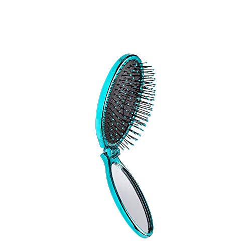 Travel Hair Brush With Mirror: Ultimate Compact Detangling Solution