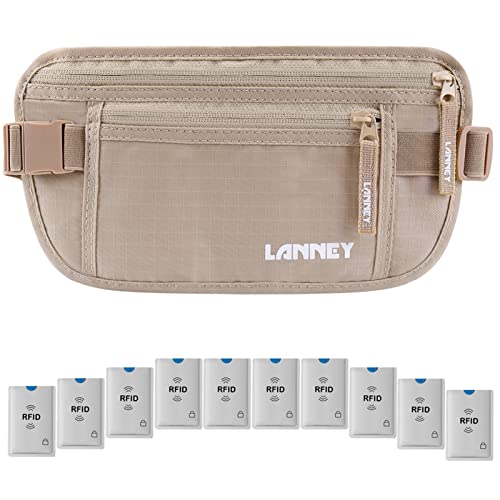 Travel Money Belt for Women: Slim, RFID Blocking, Secure Passport Holder