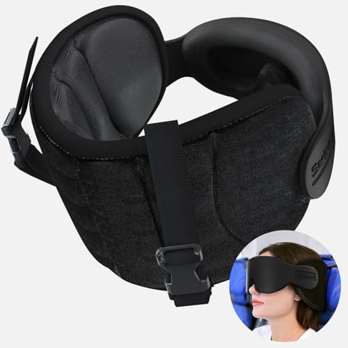 Travel Pillow With Eye Mask