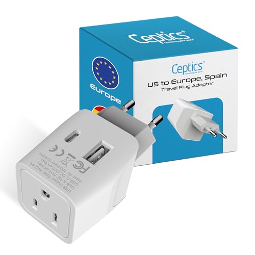 Travel Plug Adapter for Egypt: Compact Dual USB Charger for All Devices