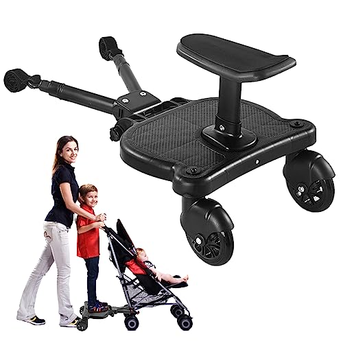 Travel Stroller With Ride on Board