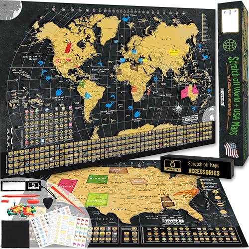 World Map to Track Travels